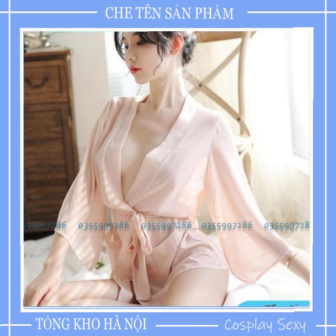 Áo Choàng Ngủ Sexy Kiểu Kimono Chất Voan Cát Cao Cấp, Áo Choàng Đi Biển Siêu Xinh Chụp Ảnh Studio Đẹp -  Mã ACVt005 TKVN