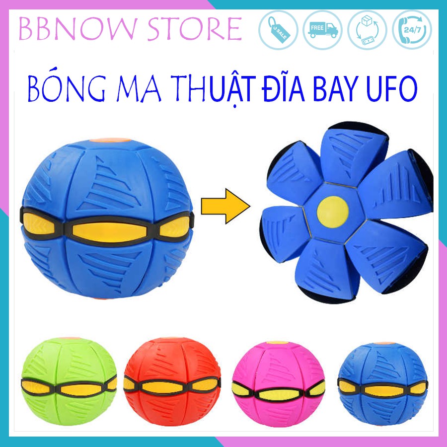 Bóng Ma Thuật Đĩa Bay UFO Biến Dạng Có Đèn Led Siêu Sáng Đồ Chơi Cho Bé
