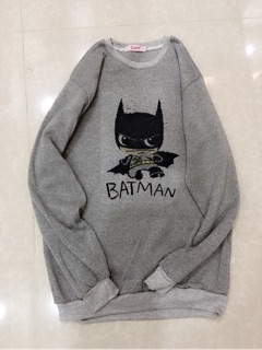 ÁO SWEATER THU ĐÔNG BATMAN NHIỀU MÀU