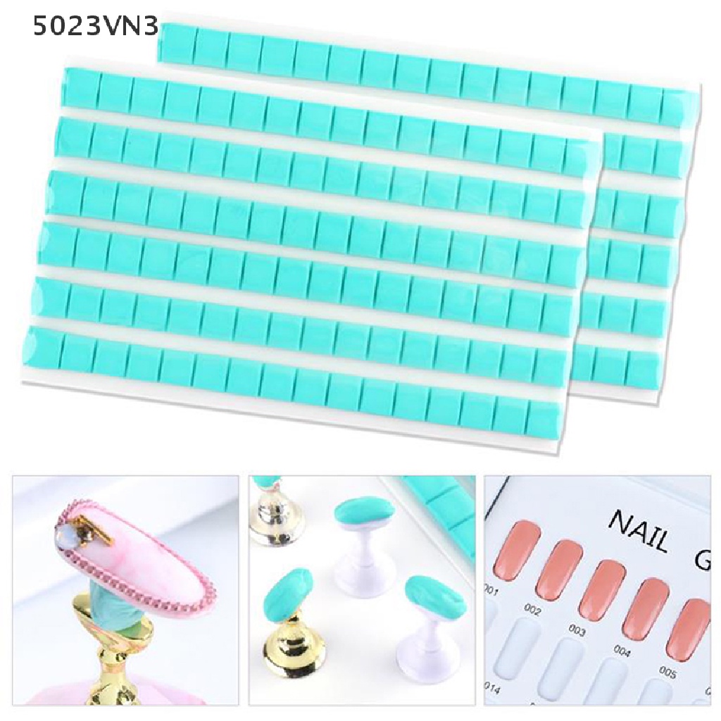 [EPVN] Nail art Adhesive Glue Clay Blue White Reusable Removable Nail Display Tool {EP}