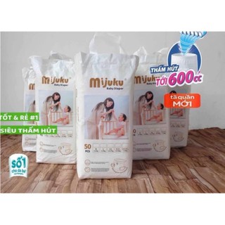 Bỉm tã quần mijuku size m100,l100,xl100,xxl100