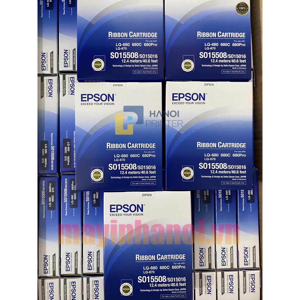 Băng mực Epson LQ 680 (C13S015508) dùng cho LQ 680 Pro hàng mới chính hãng