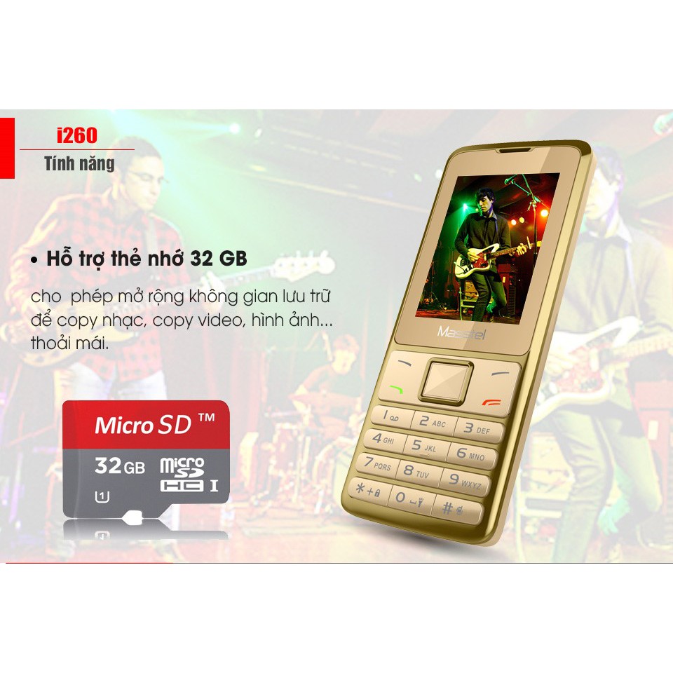Masstel I260 - Điện Thoại Giá Rẻ | BigBuy360 - bigbuy360.vn