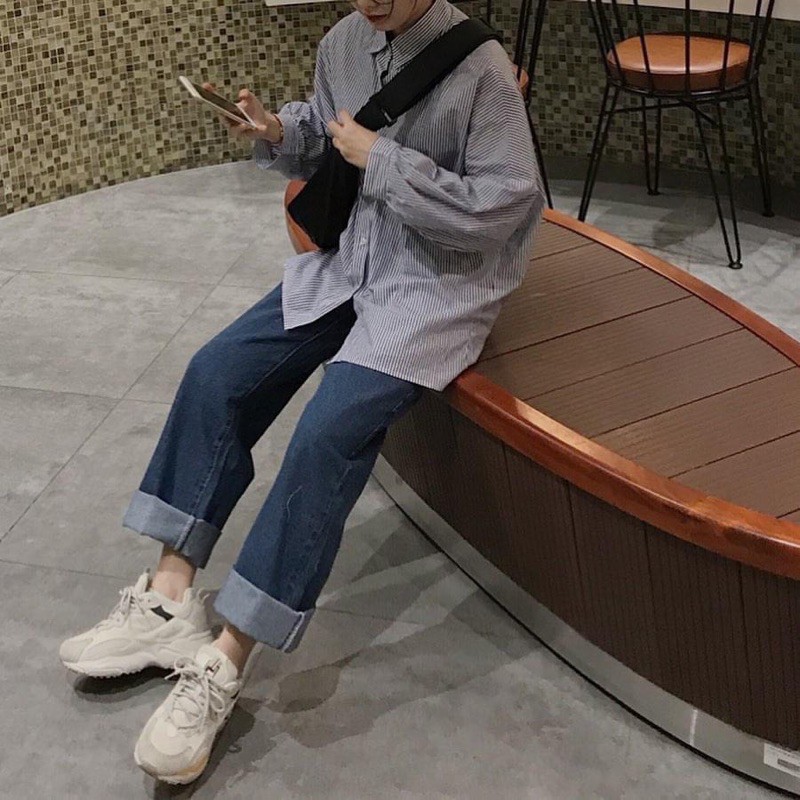 QUẦN JEANS SUÔNG TRƠN BASIC (3 màu) [fs50k] | BigBuy360 - bigbuy360.vn