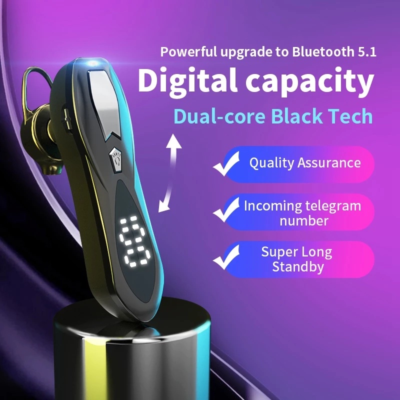 Tai Nghe Không Dây TZUZL F9 Bluetooth Có Mic Đeo Một Bên Tai Rảnh Tay Dùng Khi Lái Xe Hơi