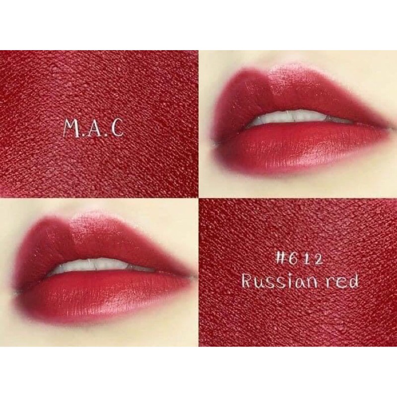 Son MAC Russian Red 612 Màu Đỏ Cổ Điển – Matte