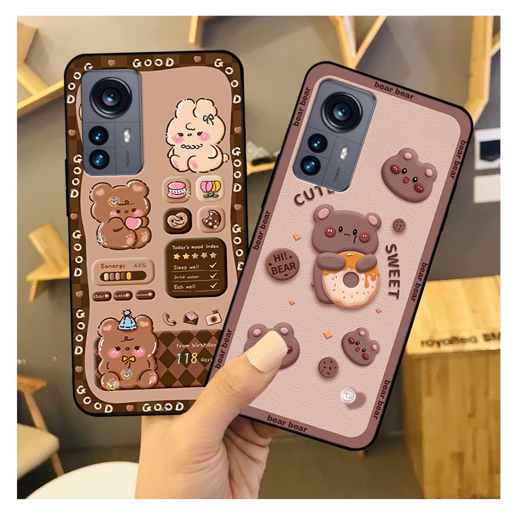 Ốp lưng Xiaomi 12 / Xiaomi 12 Pro in hình gấu bear dễ thương, bền đẹp