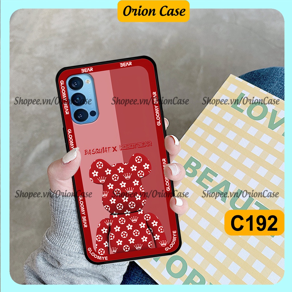 Ốp lưng Oppo Reno 4 - Reno 4 Pro - Reno4 - Reno4 Pro in hình bearbrick 3D thời trang, cá tính. ốp chống sốc, bền đẹp