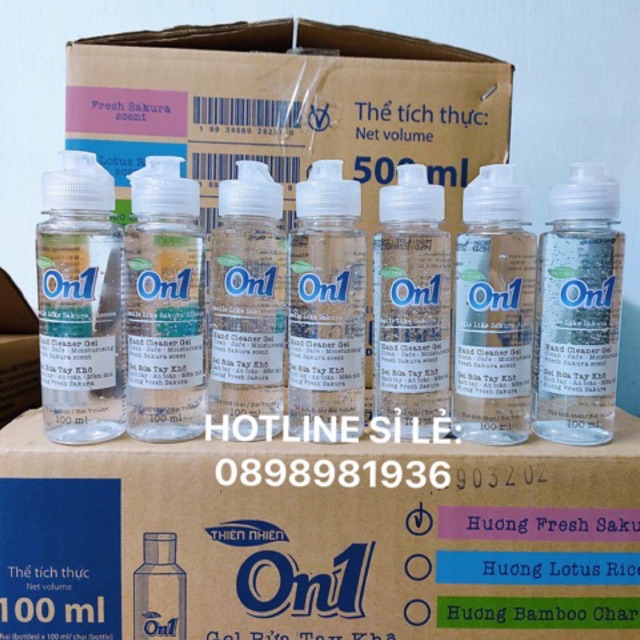 Sale 100ml Gel rửa tay khô On1 dạng gel đặc