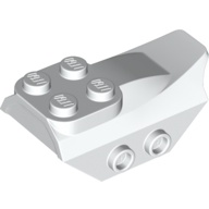 Gạch 4 x 2 với các nút ở 3 mặt, các bên/ 79897: Slope, Curved 4 x 2 with 4 Studs on Top, 2 Studs on Each Side, Wing End