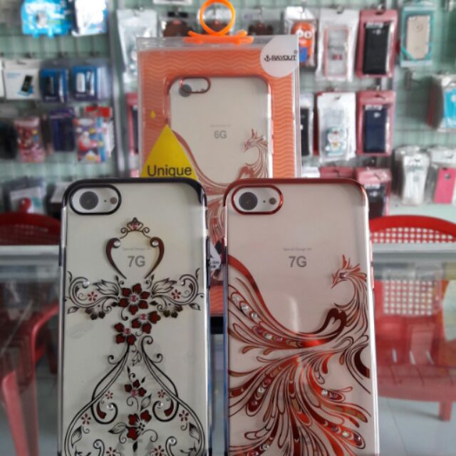 Ốp lưng iphone dẻo đính đá