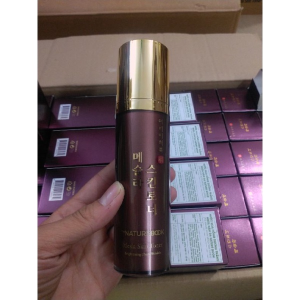 Nước hoa hồng dưỡng trắng ngừa nám da nature book-120ml