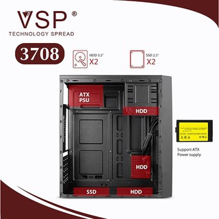 Vỏ nguồn máy tính VSP 3708