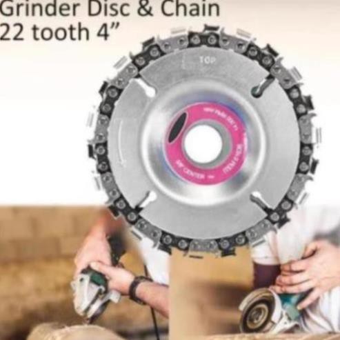 Lưỡi Cưa Xích Gắn Máy Mài - Đĩa Cưa Tròn Điêu Khắc Gỗ