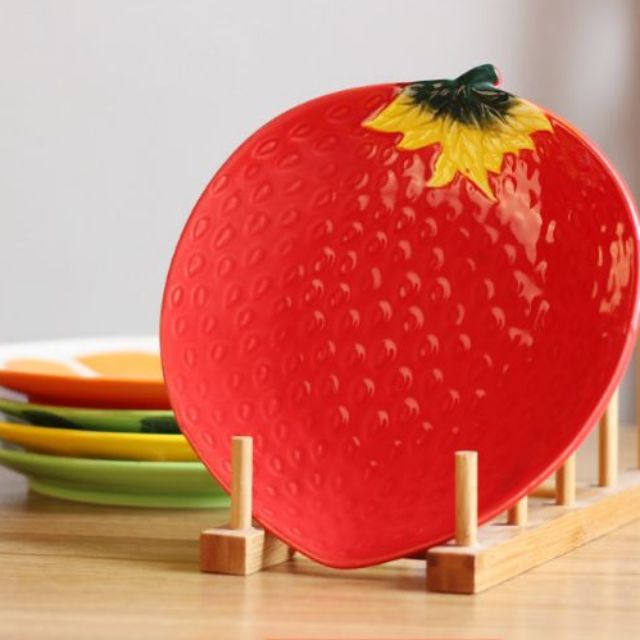 đĩa trang trí, đĩa ăn hình các loại hoa quả