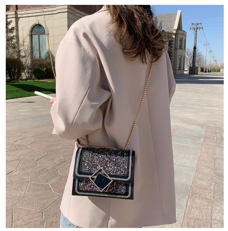 Túi Xách Nữ Đeo Chéo Dây Mắc Xích Thời Trang