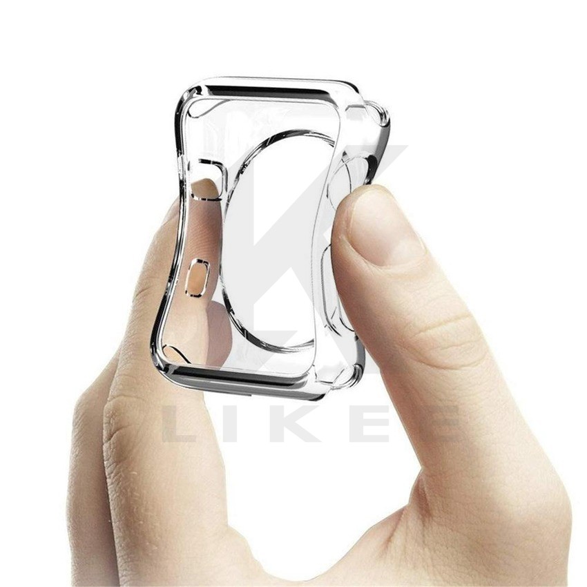 Ốp tpu mềm siêu mỏng trong suốt bảo vệ đồng hồ thông minh apple watch dòng số 4/5 /6/se 44mm/40mm 2/3 38mm/42mm