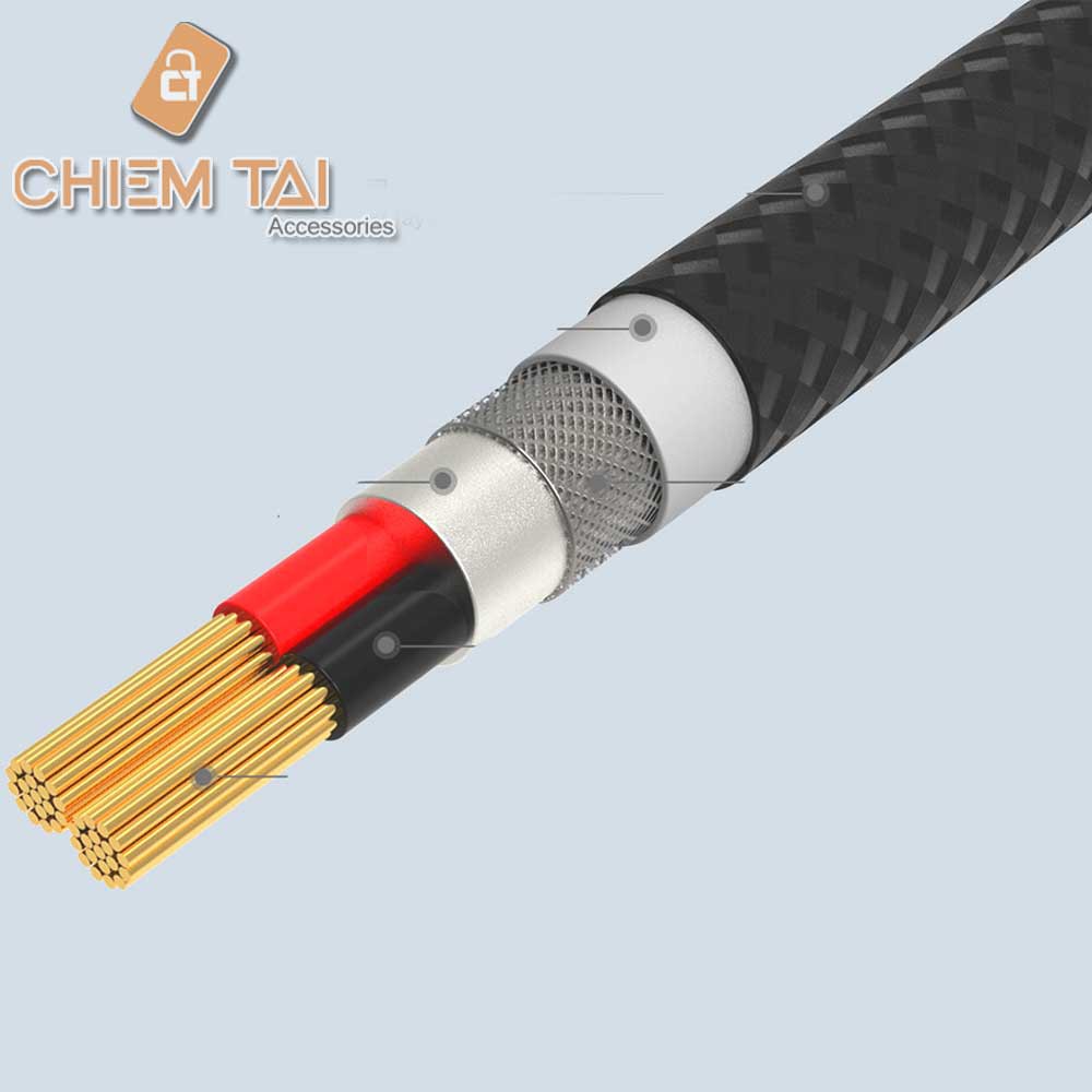 Cáp 3 trong 1 Remax RC-131TH (Lightning-Micro USB-Type C)