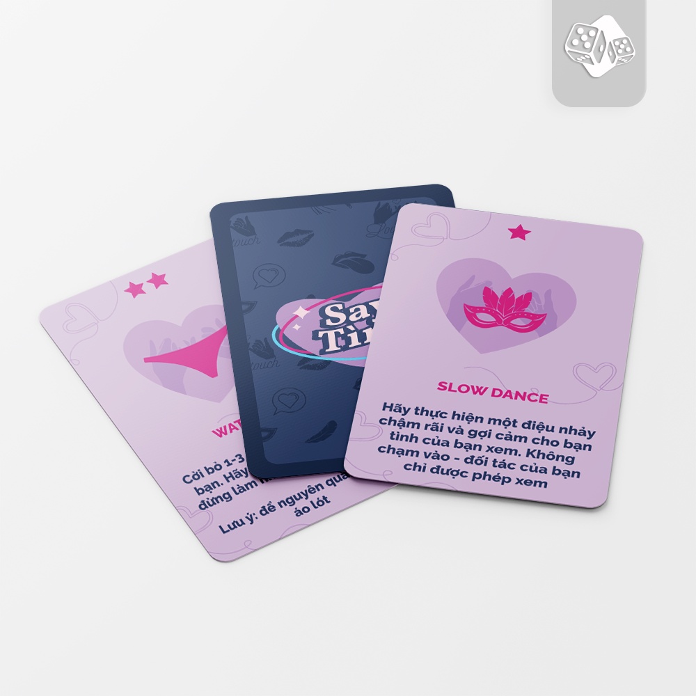 Bài drinking game Dạo Đầu 3SAY cho cặp đôi hẹn hò 78 lá( che tên)