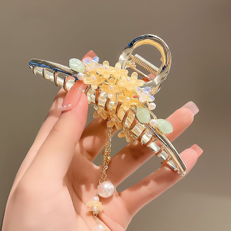 Kẹp Tóc Tua Rua Cỡ Lớn Phong Cách Hanfu Cổ Điển Thời Trang Mùa Hè Độc Đáo Cho Nữ