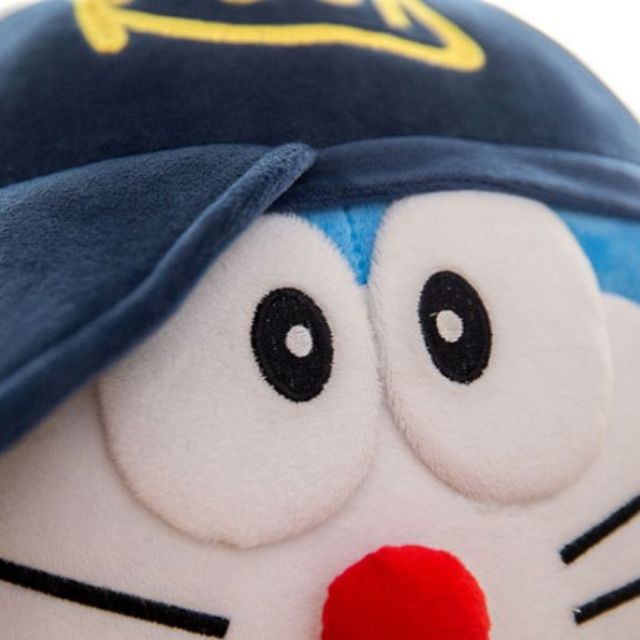 Gấu bông Doraemon 35CM mềm mịn mặc quần áo và nón