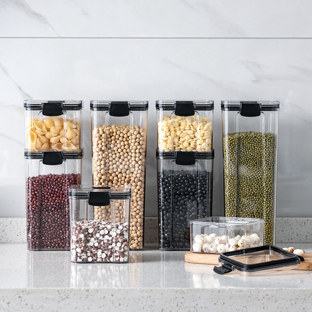 Hộp đựng thực phẩm bằng nhựa có nắp đậy tiện dụng