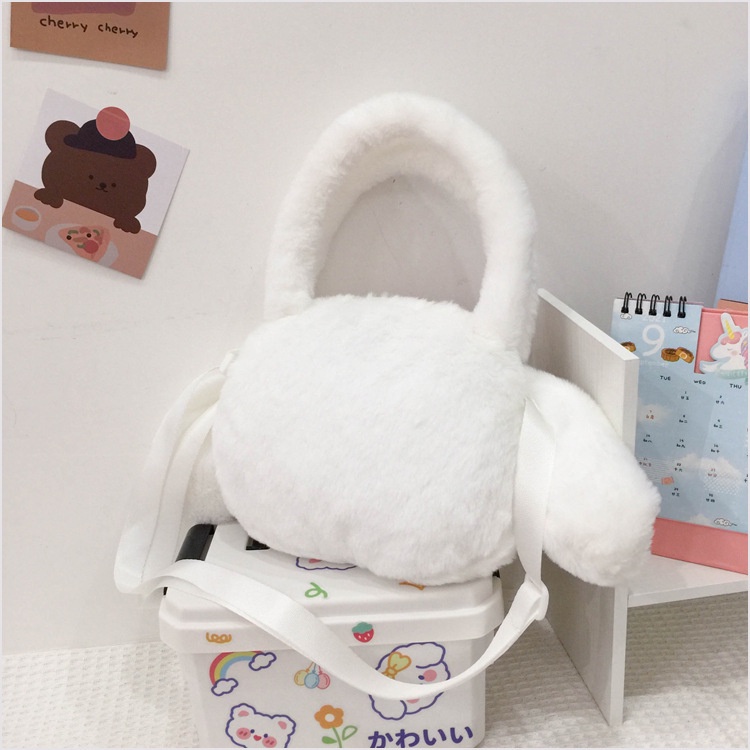 Túi Đeo Chéo Vai Sức Chứa Lớn Hình Búp Bê Cinnamoroll Nhồi Bông Dễ Thương Dành Cho Bé Gái Birt