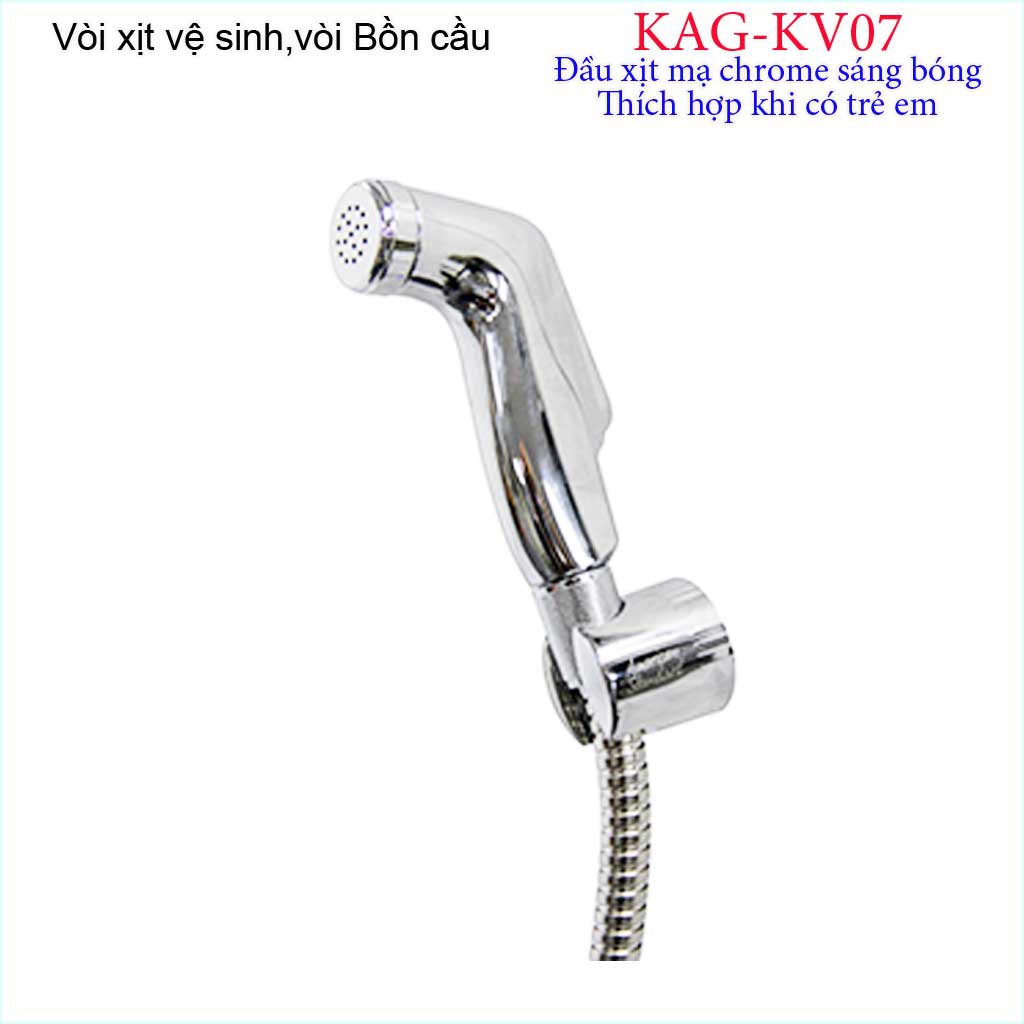 Vòi xịt vệ sinh trẻ em  KAG-KV07, vòi nhấn tay cho trường mẫu giáo Crome bóng tia mạnh rửa sạch sử dụng tốt