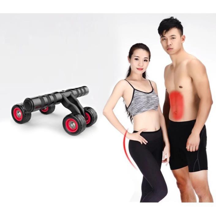 CON LĂN TẬP BỤNG 4 BÁNH ( AB ROLLER AND PUSH UP BAR)