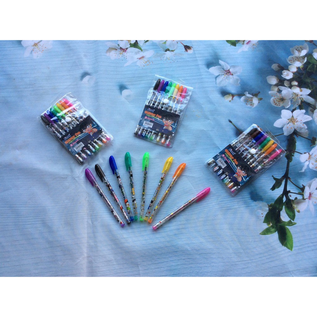 Bút nhũ 8 màu,Bút Viết Thiệp Mời