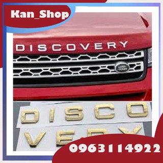 Chữ DISCOVERY Dán Ô Tô 3D