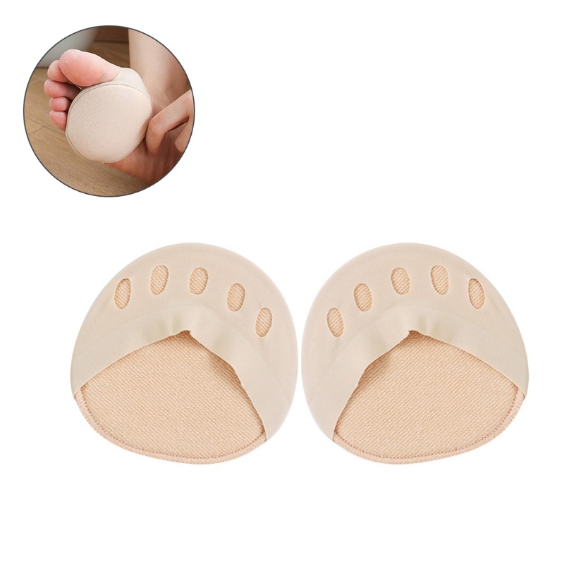 XIXI Miếng Lót Giày Cao Gót 5 Ngón Bằng Lụa Lạnh Tiện Lợi