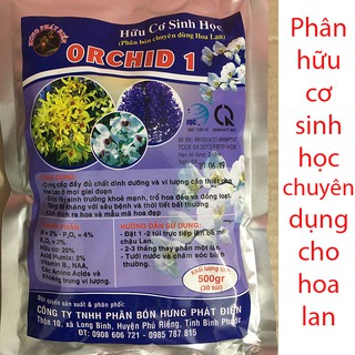 Phân bón hữu cơ sinh học chuyên dùng cho Hoa Lan Orchid 1