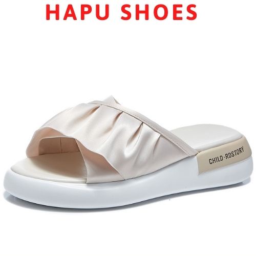 Dép quai ngang nữ bèo lá sen HAPU
