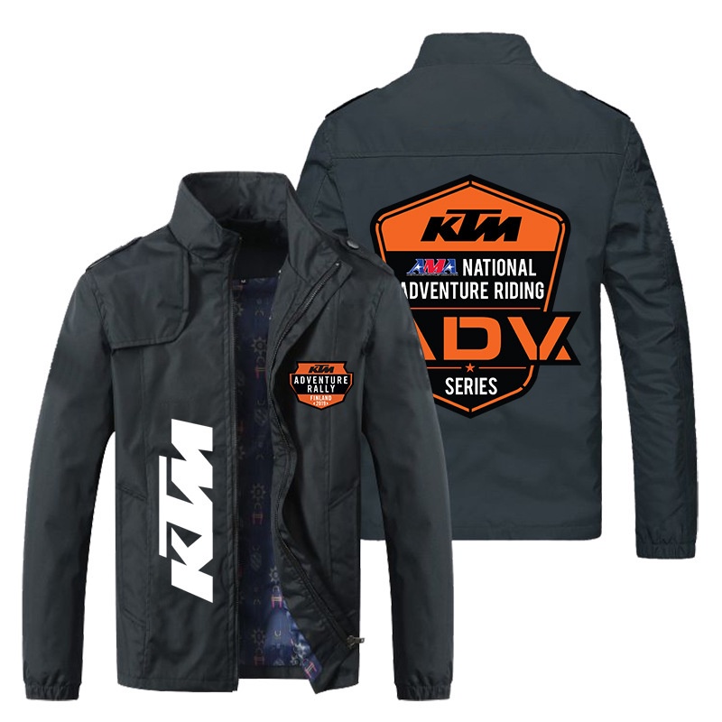 Áo Khoác Thể Thao Dáng Rộng In LOGO Ktm Kiểu Âu Mỹ Cá Tính Cho Nam