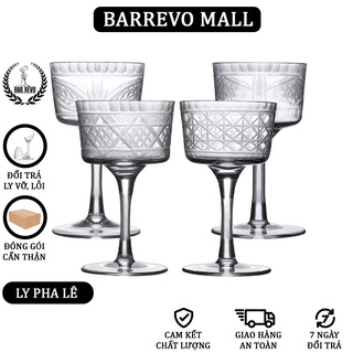 Crystal Japanese Martini Glass - Ly Pha Lê Cocktail