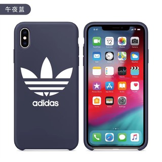 Ốp Điện Thoại Silicon In Logo Adidas Cá Tính Cho Iphone X Xs Xr Max I 8 I 7 I 6 Plus