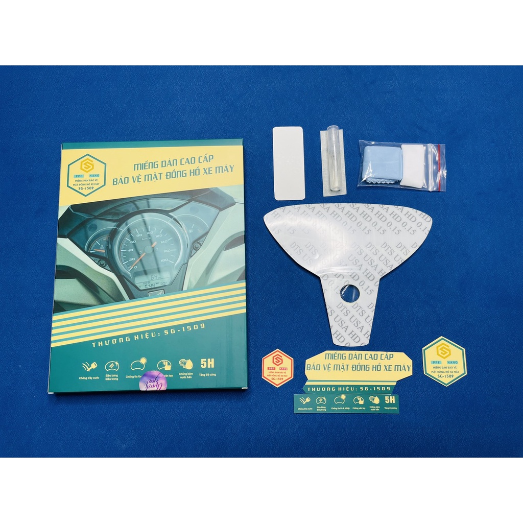 MIẾNG DÁN MẶT ĐỒNG HỒ XE YAMAHA FREEGO CHỐNG TRẦY XƯỚC GIỮ MỚI MẶT ĐỒNG HỒ, MIẾNG DÁN PPF TỪ SG1509