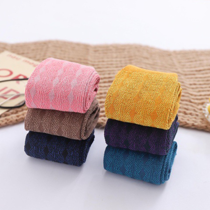 XIXI Vớ cotton cổ cao màu trơn phong cách Harajuku thời trang cho nữ