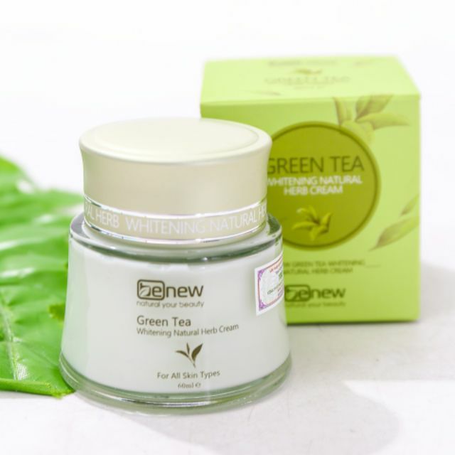 Kem dưỡng BENEW trà xanh (60ml) BENEW green tea whitening natural herb cream