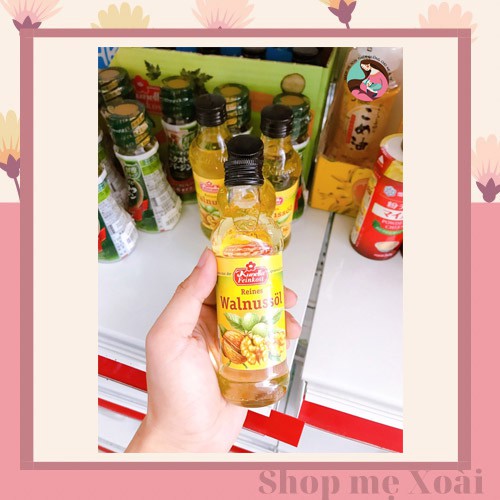 Dầu ăn dặm óc chó Đức Kunella 100ml cho bé(5/2022)