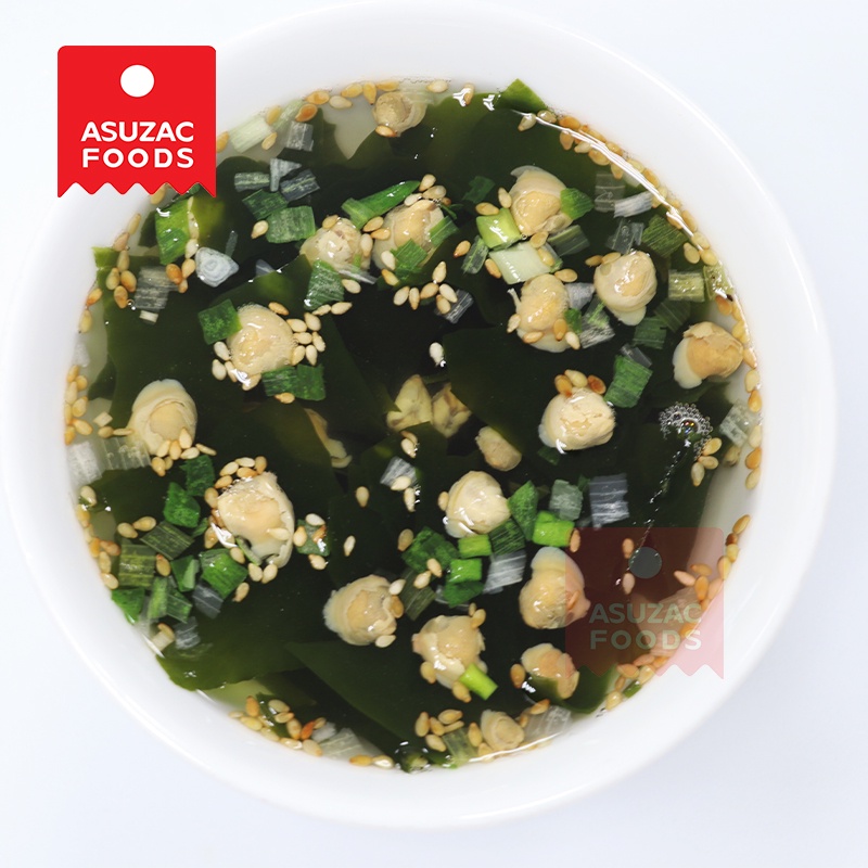 Canh rong biển hến Asuzac hộp 35 g (3.5g x 10 gói) - Asuzac Wakame Soup