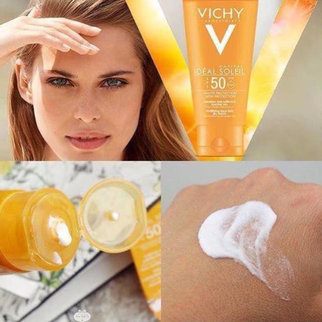 {Siêu Chống Nắng} Kem Chống Nắng Vichy SPF50 Không Gây Nhờn Rít SPF50 Vichy Capital Soleil (50ml) Made in Việt Nam