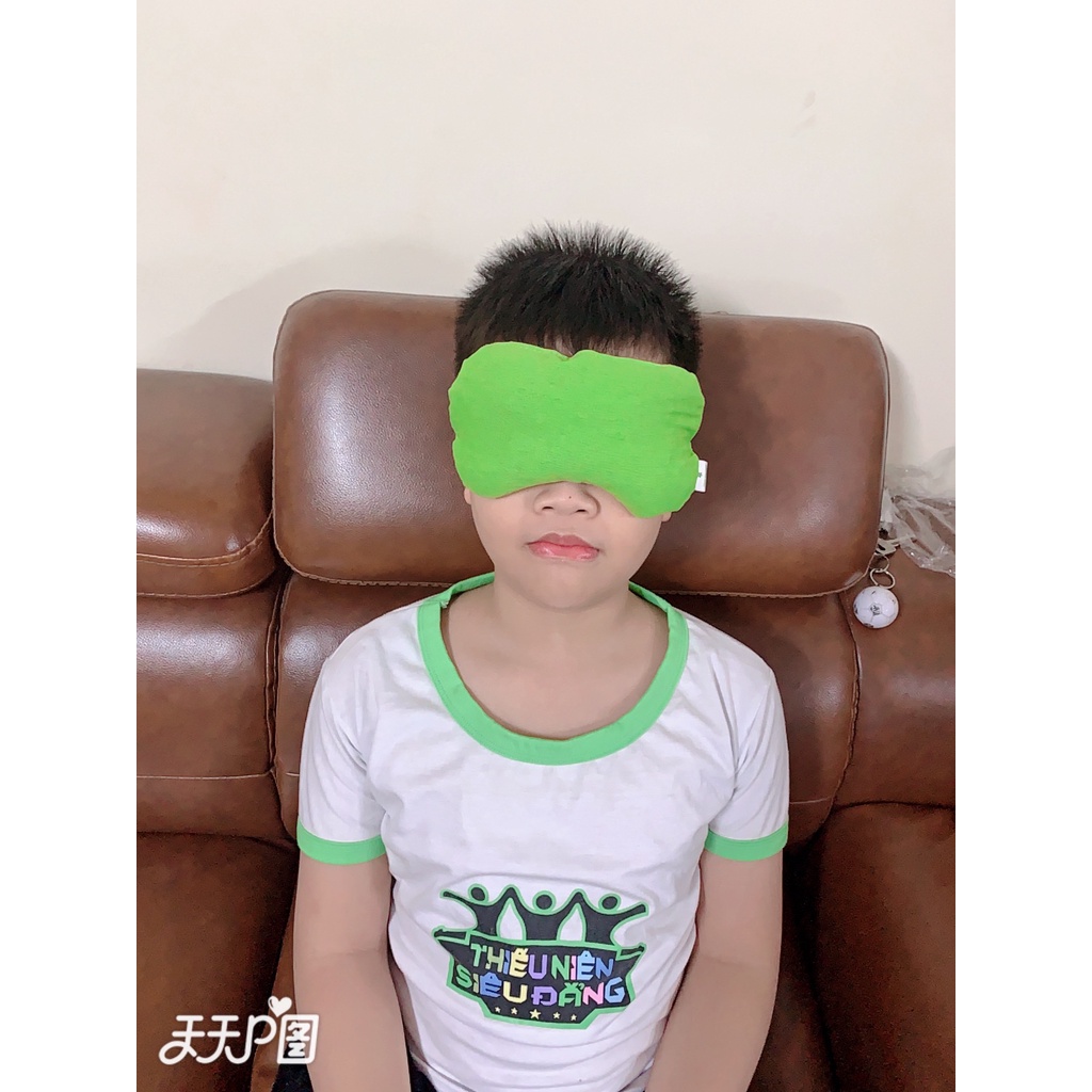 Túi Chườm Mắt Thảo Dược Bách Linh, Chườm Nóng Lạnh Thư Giãn, Giảm Mỏi, Đỡ Đau Đầu, Giảm Quầng Thâm Mắt