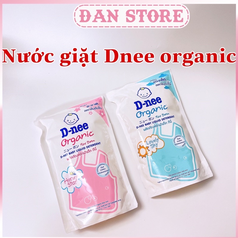 Nước giặt dnee organic thái lan, nước giặt xả dnee thái lan cho bé sơ sinh - ảnh sản phẩm 3