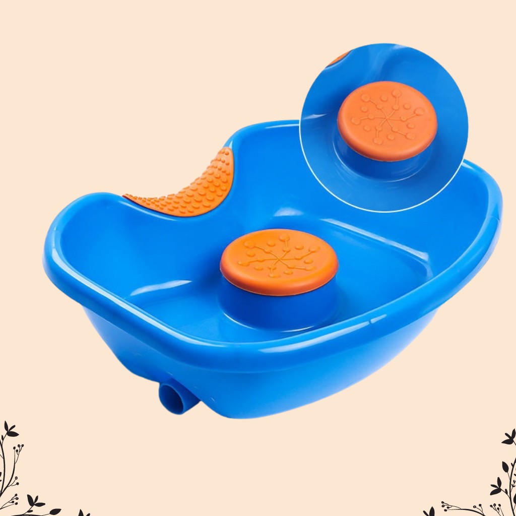 Chậu/thau gội đầu tại giường thư giãn/chăm sóc người bệnh/ phụ nữ sau sinh/ người già không có đệm silicon