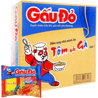 Thùng 30 gói mì Gấu Đỏ 63g