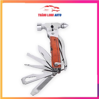Búa Thoát Hiểm Đa Chức Năng 7 trong 1 Cho Ô Tô, Gia Đình (dụng cụ đa năng)