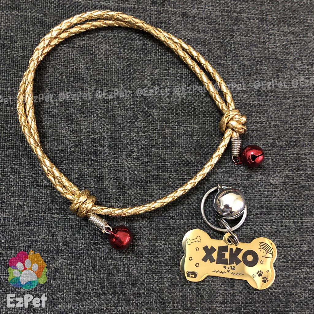 Vòng cổ chó mèo handmade - Vòng dây đeo cổ thú cưng EzPet Shop