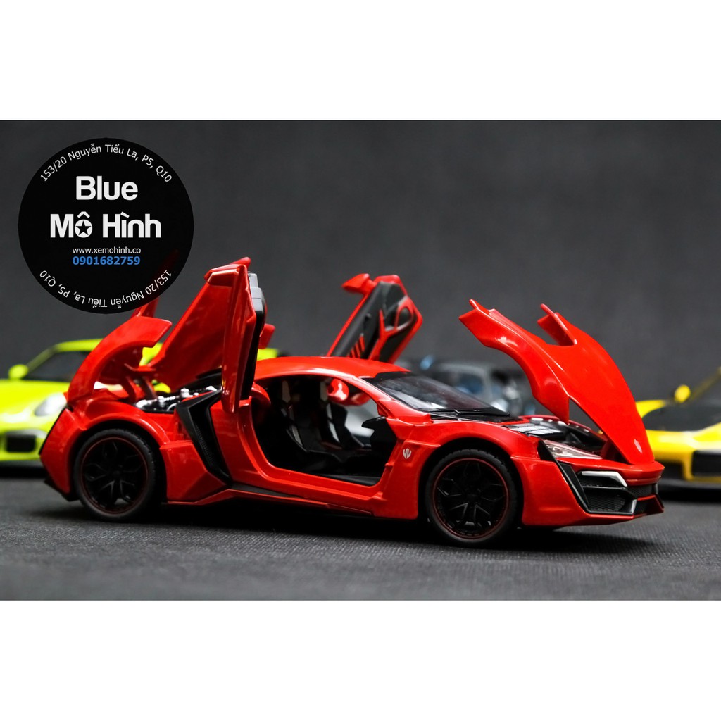 Blue mô hình | Xe mô hình Lykan Hypersport 1:24